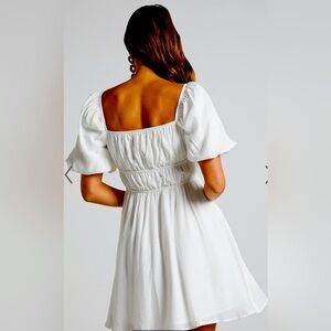 SHOWPO white mini dress NWT